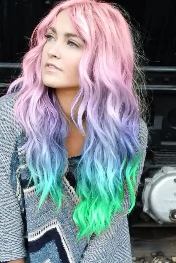 my little Pony Hair, bold hair trends, colorful hairstyles, vibrant hair, pastel hair