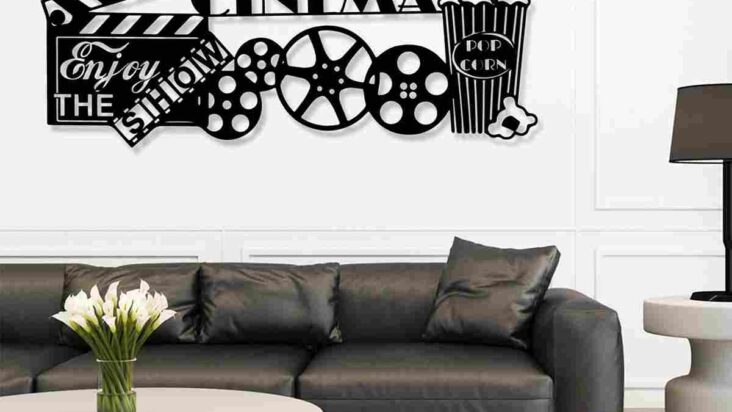 home theater wall art, home theater décor, movie posters, home cinema wall art, theater room art