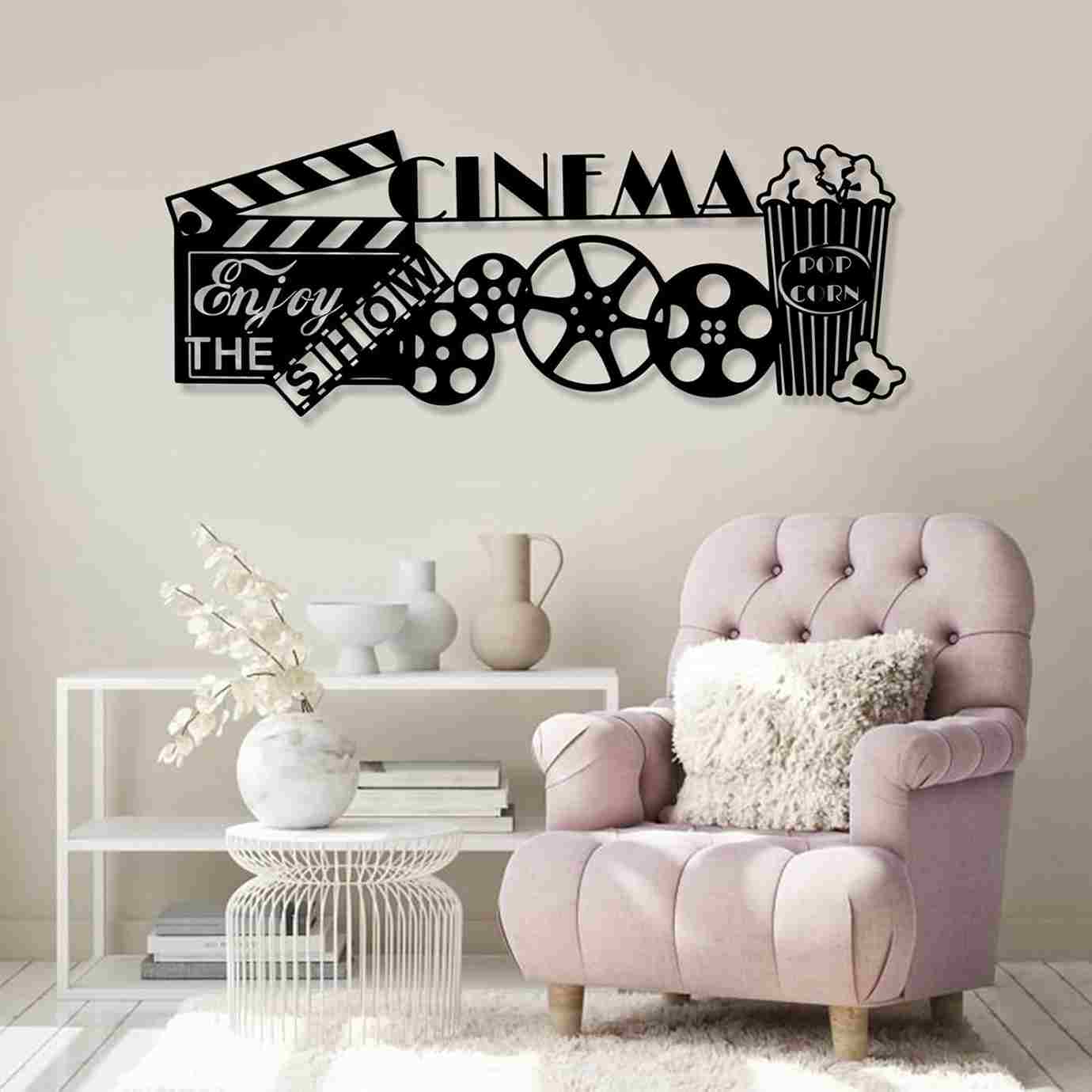 home theater wall art, home theater décor, movie posters, home cinema wall art, theater room art