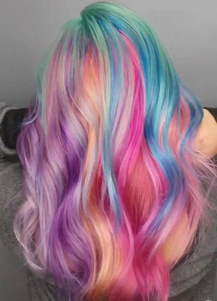 my little Pony Hair, bold hair trends, colorful hairstyles, vibrant hair, pastel hair