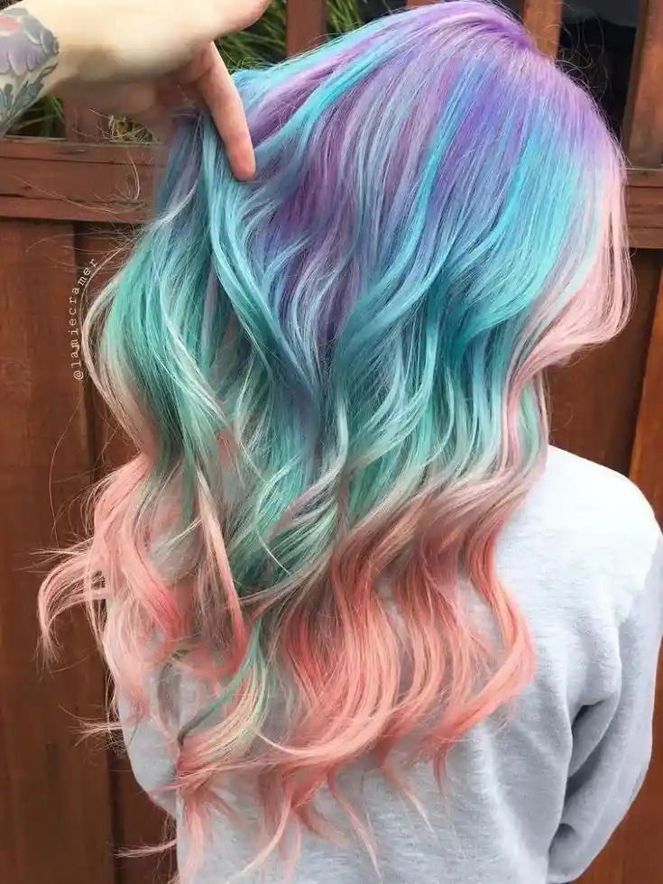 my little Pony Hair, bold hair trends, colorful hairstyles, vibrant hair, pastel hair