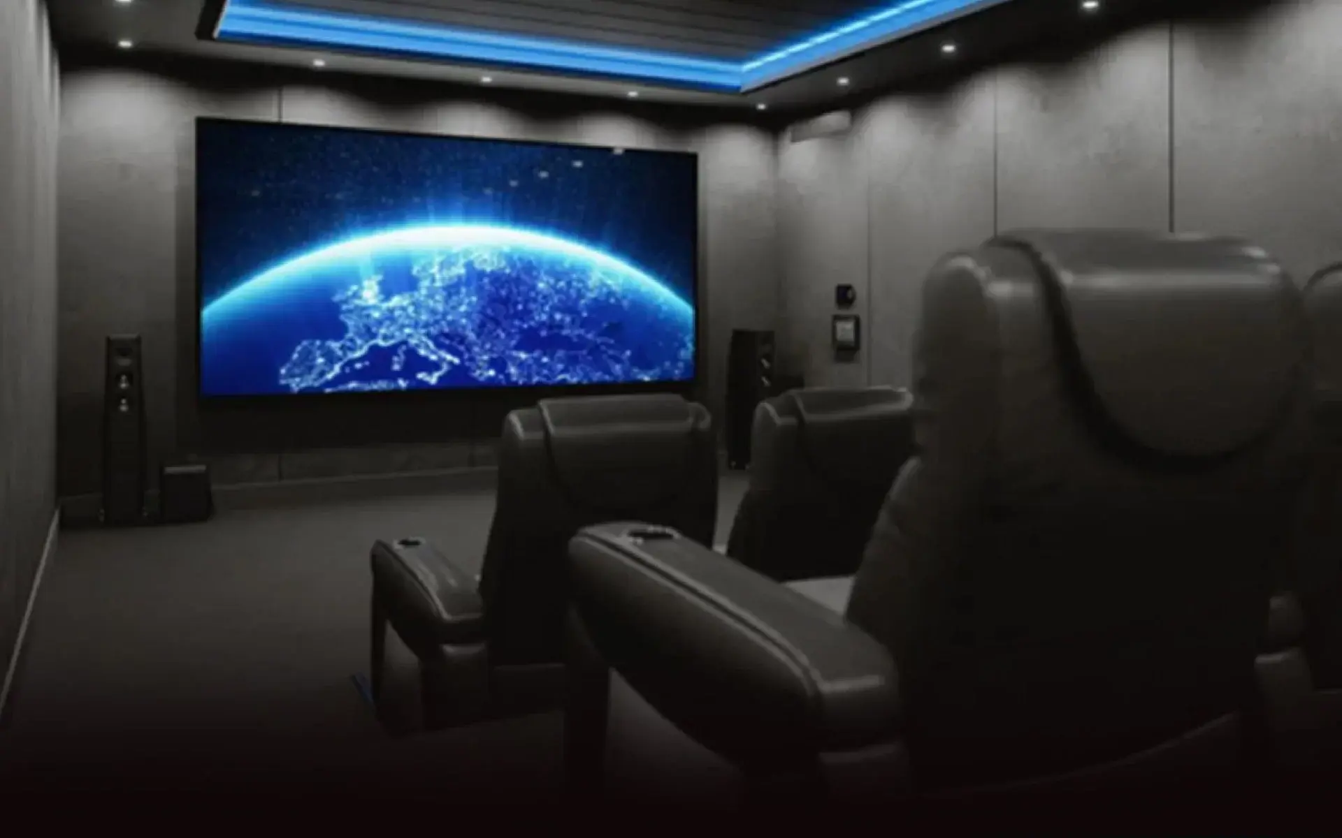 home theater lighting, theater lighting ideas, smart lighting, recessed lights, DIY home theater lighting